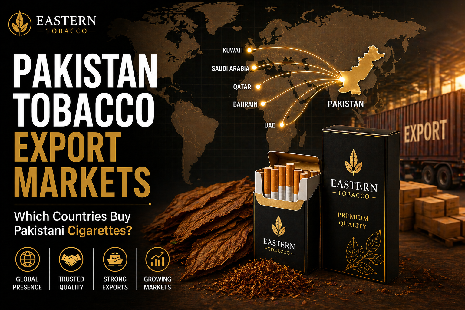 Pakistan Tobacco Export Markets: Which Countries Buy Pakistani Cigarettes?