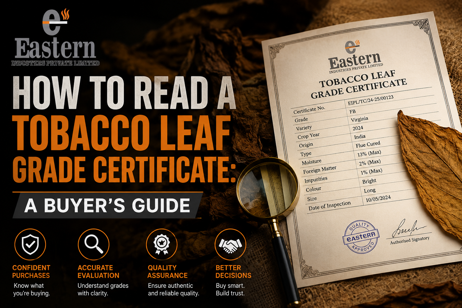 How to Read a Tobacco Leaf Grade Certificate: A Buyer’s Guide